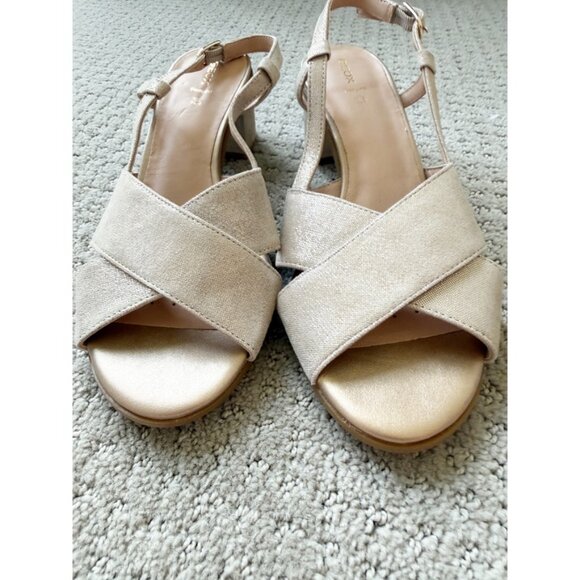 Geox Respira Women's Tan Suede Sandals Size EU 38 US 8 - Picture 4 of 11